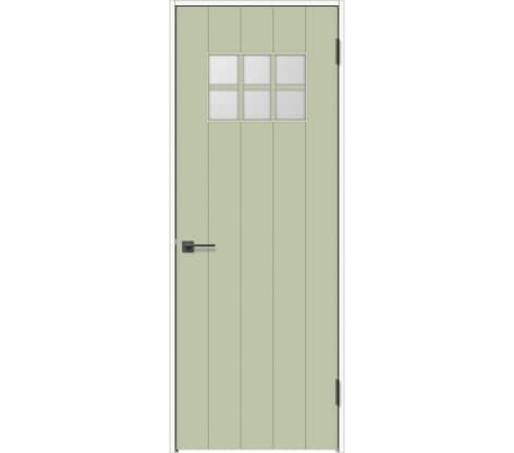 ラシッサD　ノースフォレスト　標準ドア　LHB（格子あり）　セージグリーン